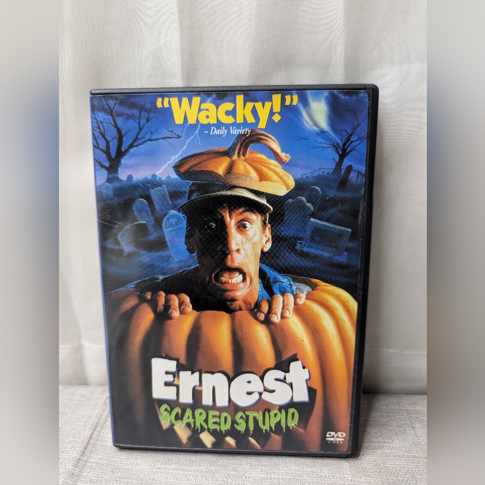 Ernest Scared Stupid DVD 2002 Pumpkin Halloween Funny Jim Varney Film English